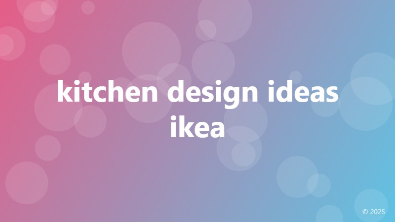 kitchen design ideas ikea